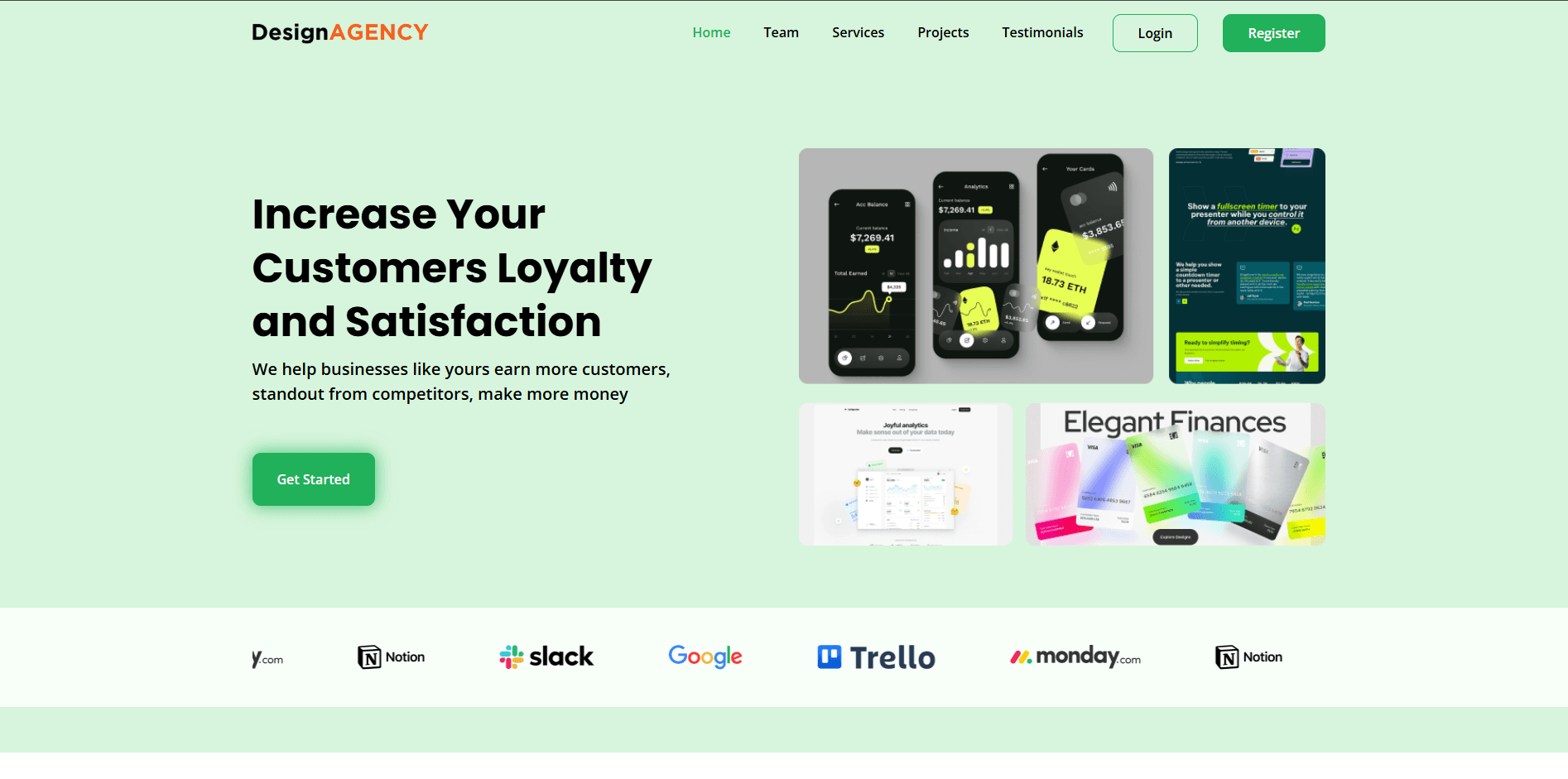 An image of the Design Agency project.